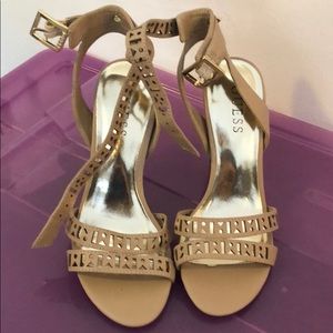 Tan Guess Sandals